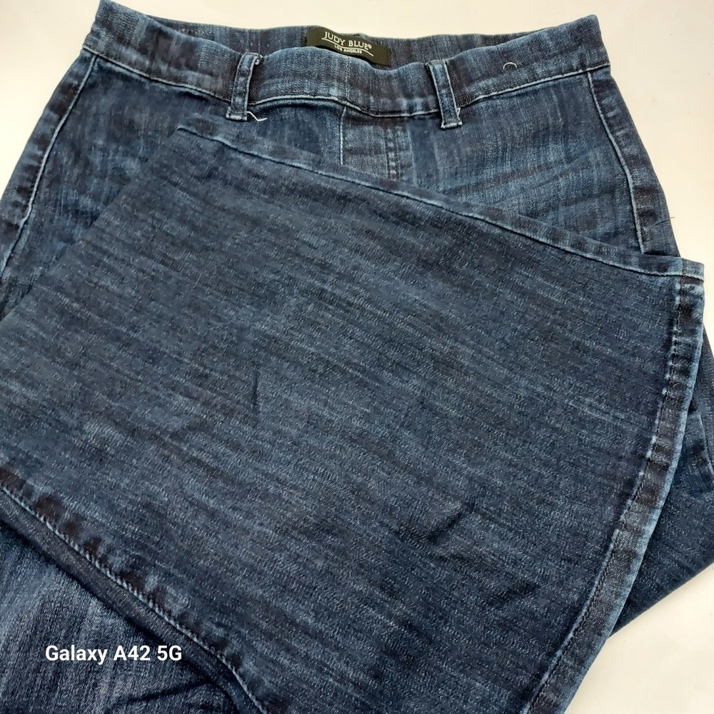 Judy Blue Pull On Super Flare Jeans Dark Wash High Rise Style JB88136 Size 7 28